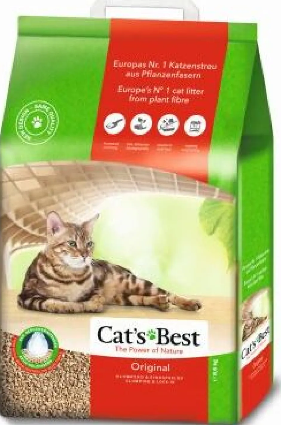 Intratuin Cat's Best Katzenstreu Original 20 l| Katzentoiletten & Zubehör