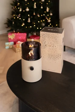 Intratuin Cosi Tischkamin Cosiscoop beige D 16 H 30 cm| Tischkamine & -Feuer