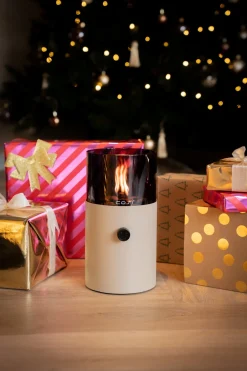 Intratuin Cosi Tischkamin Cosiscoop beige D 16 H 30 cm| Tischkamine & -Feuer