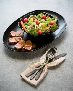 Intratuin Cosy & Trendy Schale Vongola Blacky schwarz 14 x 12 x 4,5 cm| Geschirr & Gläser