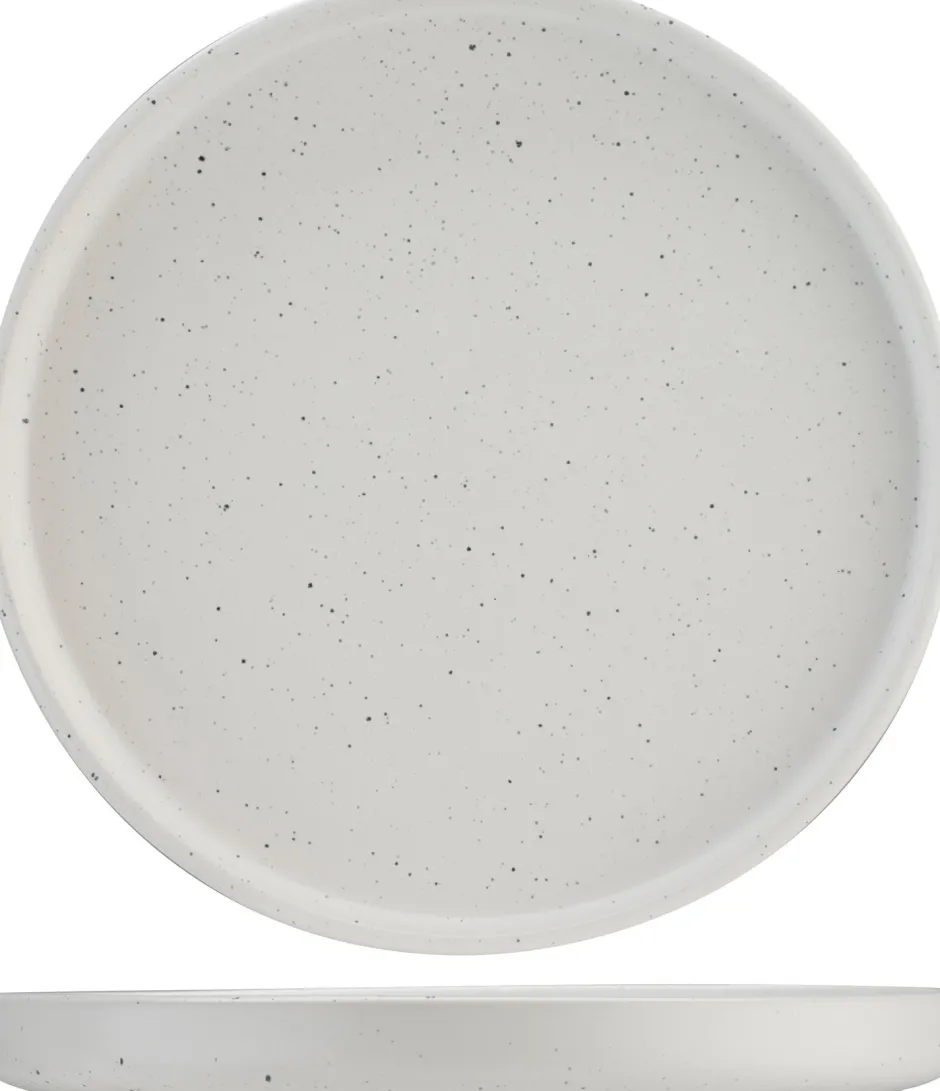 Intratuin Cosy & Trendy Teller Punto weiß D 20,3 H 2 cm| Geschirr & Gläser