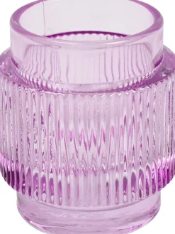 Intratuin Countryfield Kerzenständer Ianna lila D 7 H 8 cm| Kerzenständer