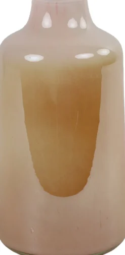 Intratuin Countryfield Vase Inis rosa / gold D 16 H 29,5 cm| Vasen & Krüge|Blumentöpfe & Pflanzgefäße