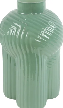 Intratuin Countryfield Vase Ledger grün D 20 H 30 cm| Vasen & Krüge|Blumentöpfe & Pflanzgefäße