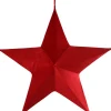 Intratuin Countryfield Weihnachtsbaumschmuck Stern Maria rot 36,5 x 100 x 100 cm| Weihnachtsdeko Zum Aufhängen