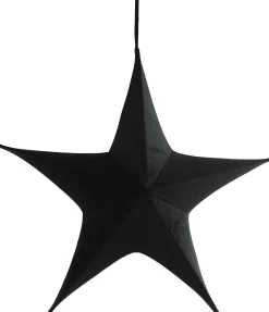 Intratuin Countryfield Weihnachtsbaumschmuck Stern Maria schwarz 21 x 60 x 60 cm| Weihnachtsdeko Zum Aufhängen