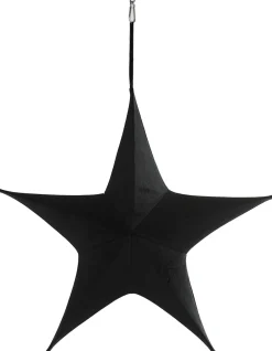 Intratuin Countryfield Weihnachtsbaumschmuck Stern Maria schwarz 13 x 40 x 40 cm| Weihnachtsdeko Zum Aufhängen