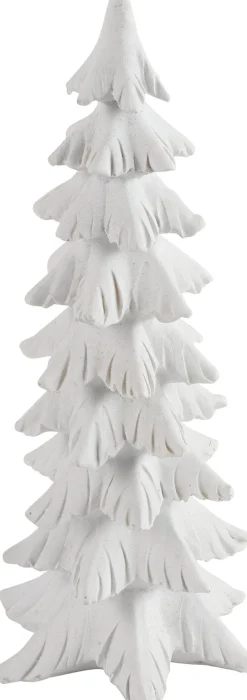 Intratuin Countryfield Weihnachtsdeko Baum Zino weiß 13 x 13 x 30 cm| Weihnachtsfiguren & -Objekte