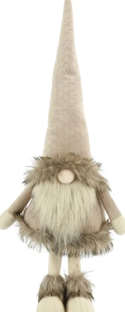 Intratuin Countryfield Weihnachtsdeko Wichtel Driekus braun 11 x 15 x 45 cm| Weihnachtsfiguren & -Objekte