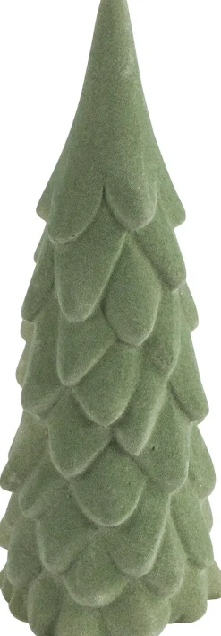 Intratuin Countryfield Weihnachtsdeko Baum Lloyd grün 8 x 8 x 22 cm| Weihnachtsfiguren & -Objekte