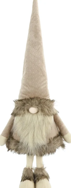 Intratuin Countryfield Weihnachtsdeko Wichtel Driekus braun 14 x 19 x 56 cm| Weihnachtsfiguren & -Objekte