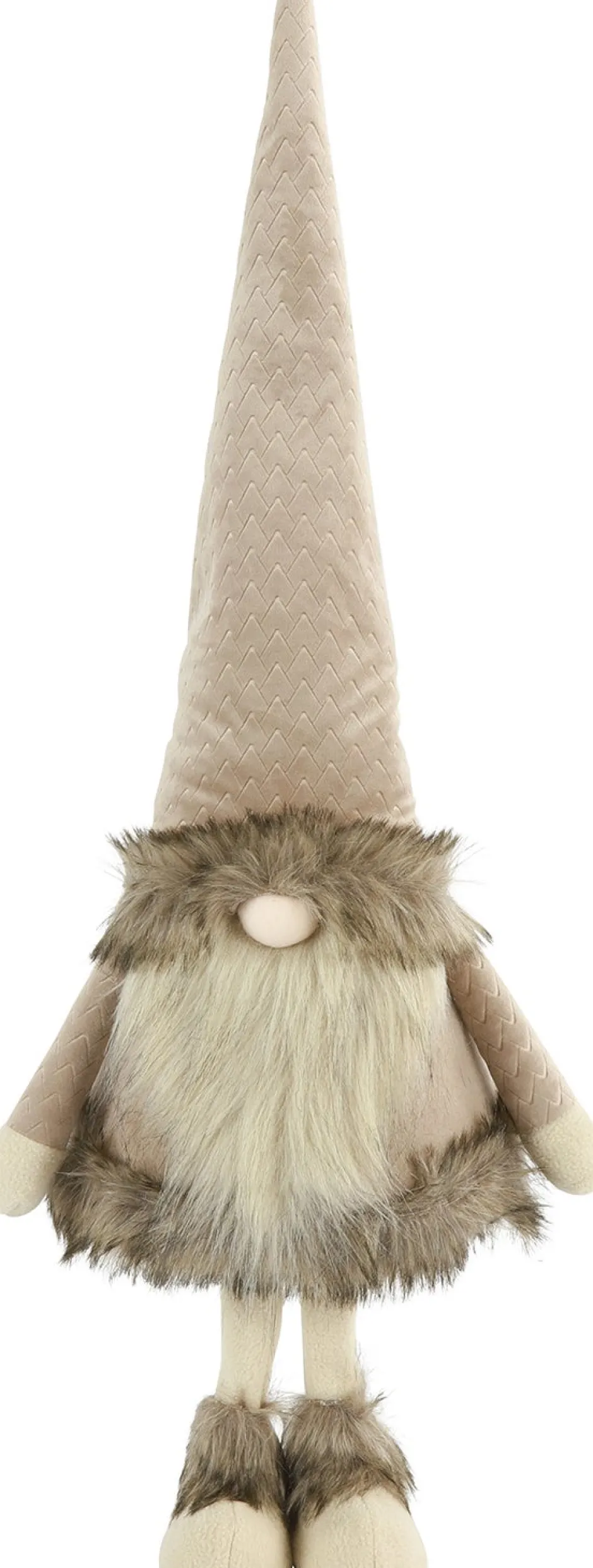 Intratuin Countryfield Weihnachtsdeko Wichtel Driekus braun 14 x 19 x 56 cm| Weihnachtsfiguren & -Objekte