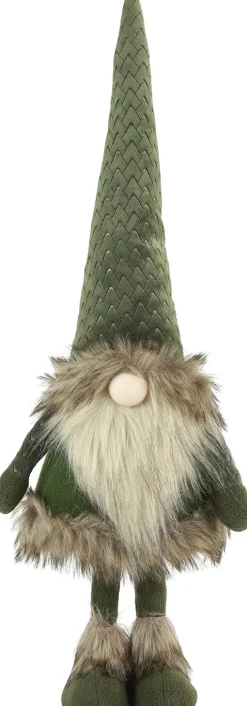 Intratuin Countryfield Weihnachtsdeko Wichtel Driekus grün 11 x 15 x 45 cm| Weihnachtsfiguren & -Objekte