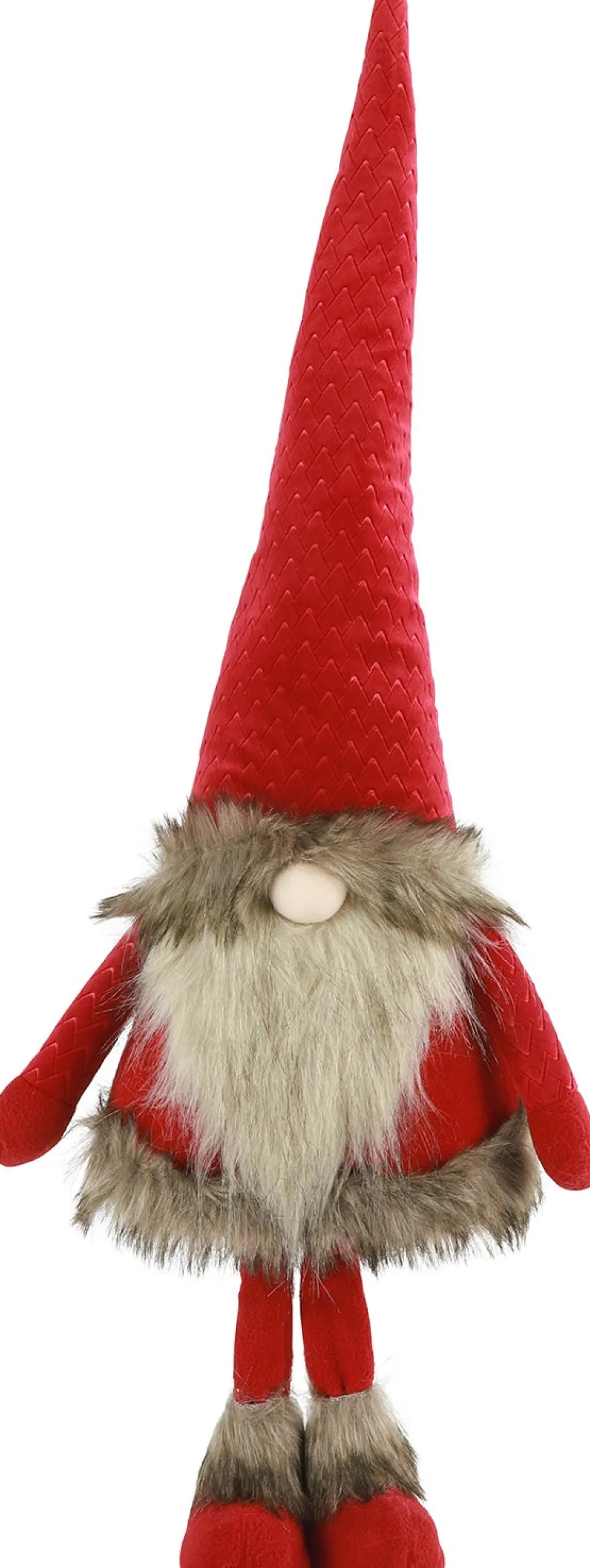 Intratuin Countryfield Weihnachtsdeko Wichtel Driekus rot 14 x 19 x 56 cm| Weihnachtsfiguren & -Objekte