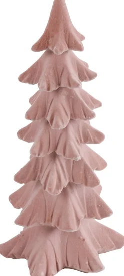 Intratuin Countryfield Weihnachtsdeko Baum Zino rosa 10,5 x 10,5 x 22 cm| Weihnachtsfiguren & -Objekte