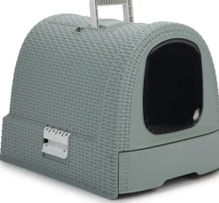Intratuin Curver Katzentoilette blau 51 x 38,5 x 39,5 cm| Katzentoiletten & Zubehör
