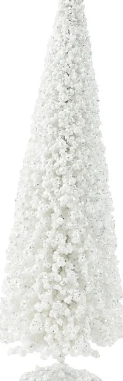 Intratuin Decoris Dekobaum Foam weiß D 17 H 50 cm| Weihnachtsfiguren & -Objekte