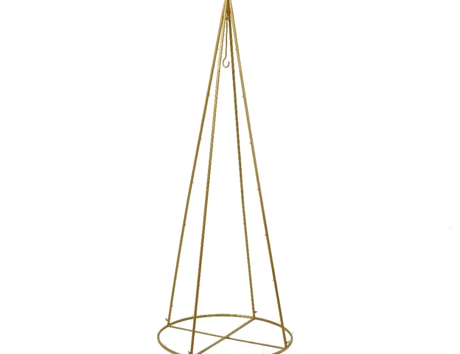 Intratuin Decoris Deko-Baum gold D 120 H 300 cm| Alternative Weihnachtsbäume|Weihnachtsfiguren & -Objekte