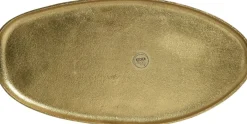 Intratuin Decoris Dekoteller gold 18,5 x 38 x 1 cm| Dekoschalen & -Teller