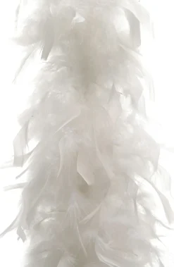 Intratuin Decoris Federboa weiß 184 cm| Weihnachtsgirlanden & Lametta