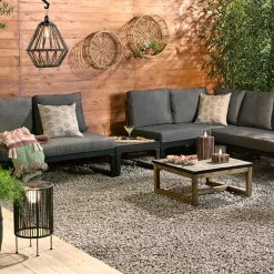 Intratuin Decoris Gestell für Hängelampe schwarz D 40 H 192 cm| Solar Gartenleuchten|Außenleuchten Hängend