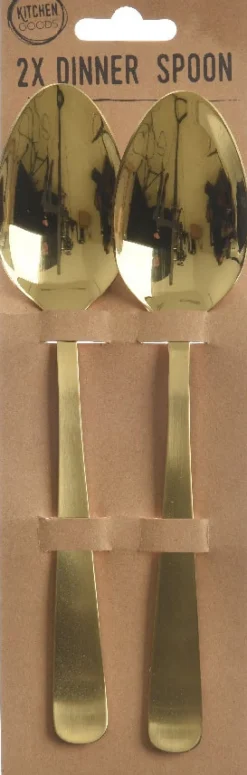 Intratuin Decoris Löffel gold 2 St.| Besteck