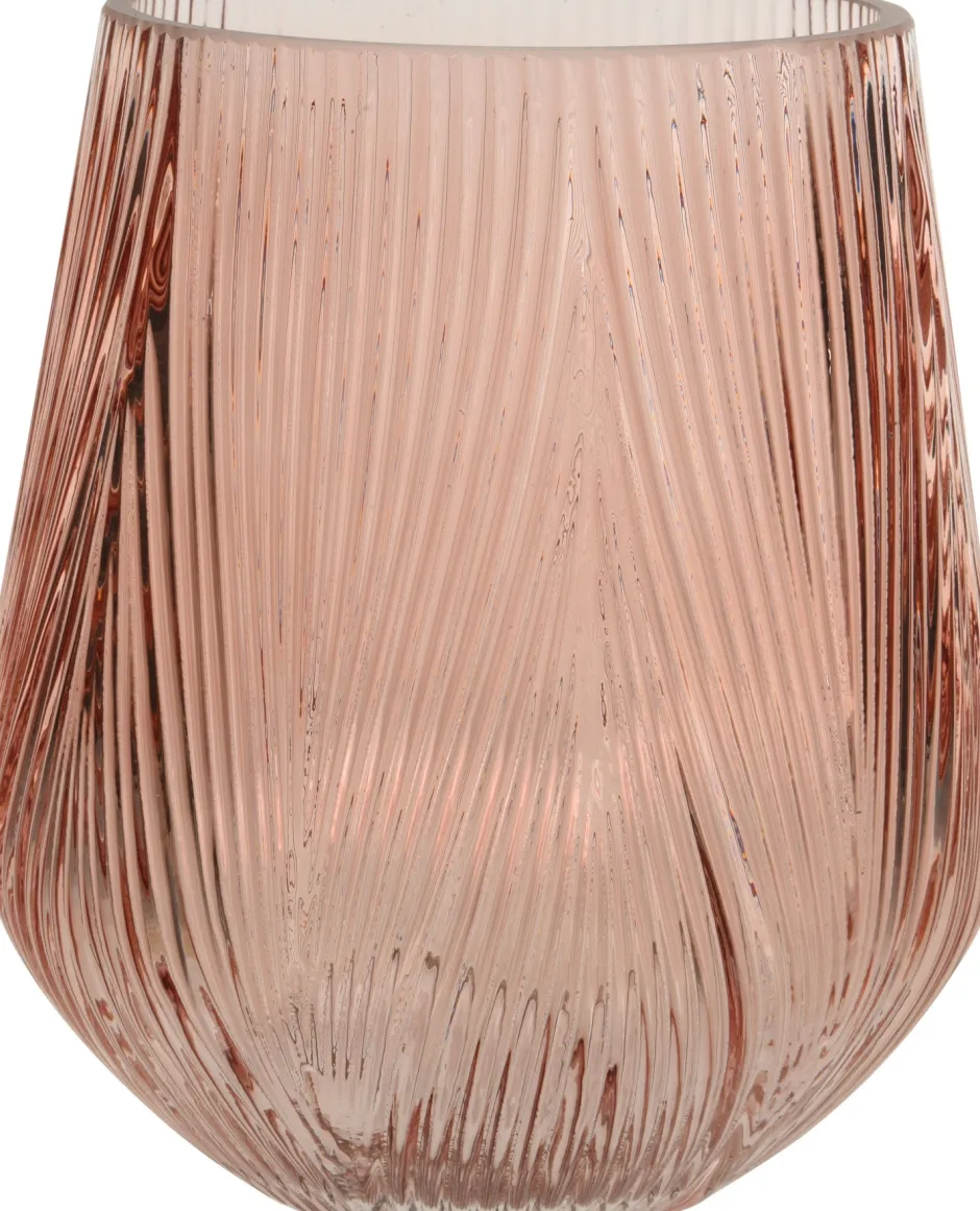 Intratuin Decoris Vase rosa D 14 H 16 cm| Vasen & Krüge|Blumentöpfe & Pflanzgefäße
