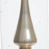Intratuin Decoris Weihnachtsbaumspitze glänzend creme D 6 H 26 cm| Weihnachtsbaumspitzen