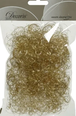 Intratuin Decoris Engelshaar gold 2 x 13,5 x 20 cm| Weihnachtsgirlanden & Lametta