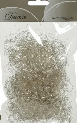 Intratuin Decoris Engelshaar silber 2 x 13,5 x 20 cm| Weihnachtsgirlanden & Lametta