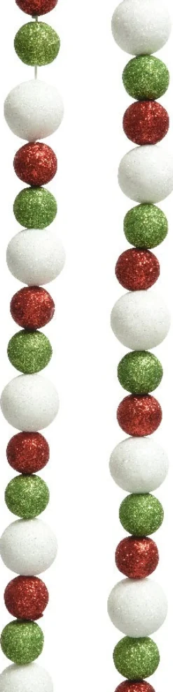 Intratuin Decoris Perlenkette mehrfarbig D 2 H 240 cm| Weihnachtsgirlanden & Lametta