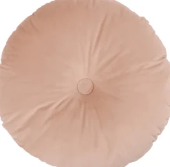 Intratuin Dekokissen Button rosa 45 x 45 x 10 cm| Kissen|Dekokissen