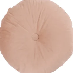 Intratuin Dekokissen Button rosa 45 x 45 x 10 cm| Kissen|Dekokissen