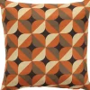 Intratuin Dekokissen Mora orange / braun 45 x 45 x 10 cm| Kissen|Dekokissen