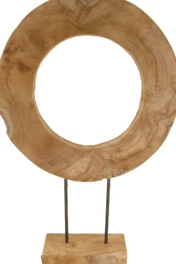 Intratuin Dijk Natural Collections Dekoobjekt Kreis naturell 38 x 10 x 58 cm| Dekofiguren & -Objekte