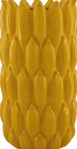 Intratuin Dijk Natural Collections Vase Banane gelb D 16 H 30 cm| Blumentöpfe & Pflanzgefäße|Vasen & Krüge