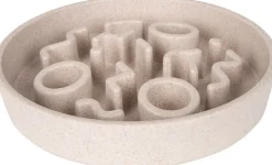 Intratuin District 70 Hundenapf Bamboo Anti-Schling S beige D 13,5 H 2,6 cm| Futternäpfe & Trinknäpfe|Futternäpfe & Trinknäpfe