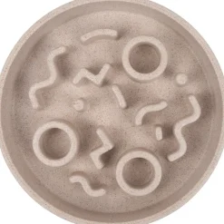 Intratuin District 70 Hundenapf Bamboo Anti-Schling S beige D 13,5 H 2,6 cm| Futternäpfe & Trinknäpfe|Futternäpfe & Trinknäpfe