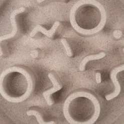 Intratuin District 70 Hundenapf Bamboo Anti-Schling S beige D 13,5 H 2,6 cm| Futternäpfe & Trinknäpfe|Futternäpfe & Trinknäpfe