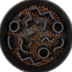 Intratuin District 70 Hundenapf Bamboo Anti-Schling M grau D 21 H 5,3 cm| Futternäpfe & Trinknäpfe|Futternäpfe & Trinknäpfe