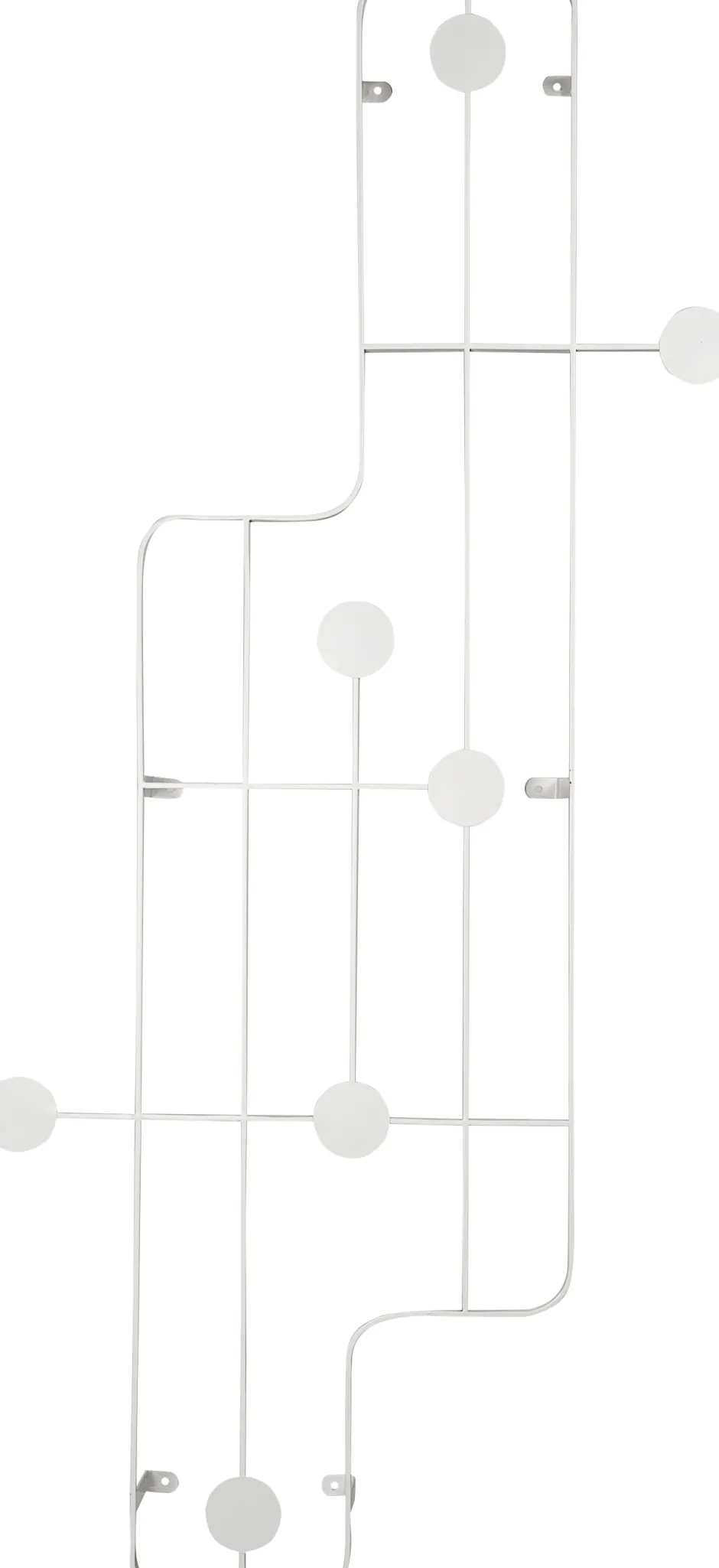 Intratuin D&M Deco Rankgitter Patio weiß 68 x 10 x 150 cm| Blumenständer