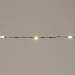 Intratuin Drahtlichterkette schwarz 1 m mit 20 LEDs warmweiß| Mini- & Drahtlichterketten