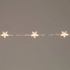 Intratuin Drahtlichterkette silber 2 m mit 40 LEDs warmweiß| Mini- & Drahtlichterketten