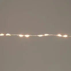 Intratuin Drahtlichterkette silber 5 m mit 330 LEDs warmweiß| Mini- & Drahtlichterketten