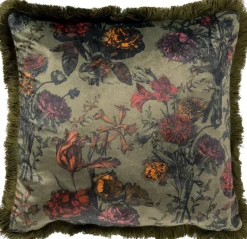 Intratuin Dutch Decor Dekokissen Yasmin grün 45 x 45 x 5 cm| Kissen|Dekokissen