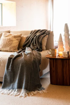 Intratuin Dutch Decor Plaid Josefien blau 140 x 180 cm| Decken & Plaids