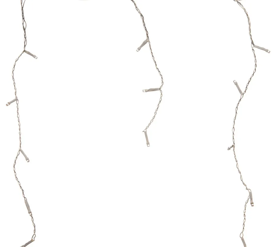 Intratuin Eisregen Lichterkette Basis-Set 4m 96 LEDs warmweiß| Eisregen Lichterketten