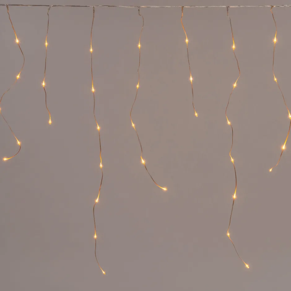 Intratuin Eisregen-Lichterkette mit 180 LEDs extra warm 3,6 m| Eisregen Lichterketten