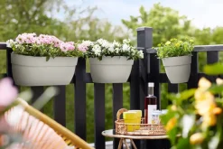 Intratuin Elho Balkonkasten Vibia Easyhanger weiß 46 x 24,1 x 26,5 cm| Balkonkästen|Blumentöpfe & Pflanzgefäße