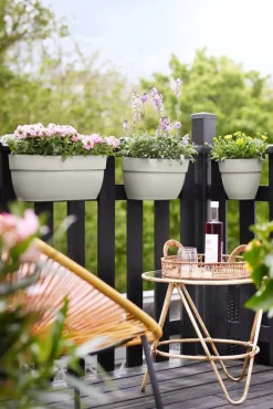 Intratuin Elho Balkonkasten Vibia Easyhanger weiß 46 x 24,1 x 26,5 cm| Balkonkästen|Blumentöpfe & Pflanzgefäße